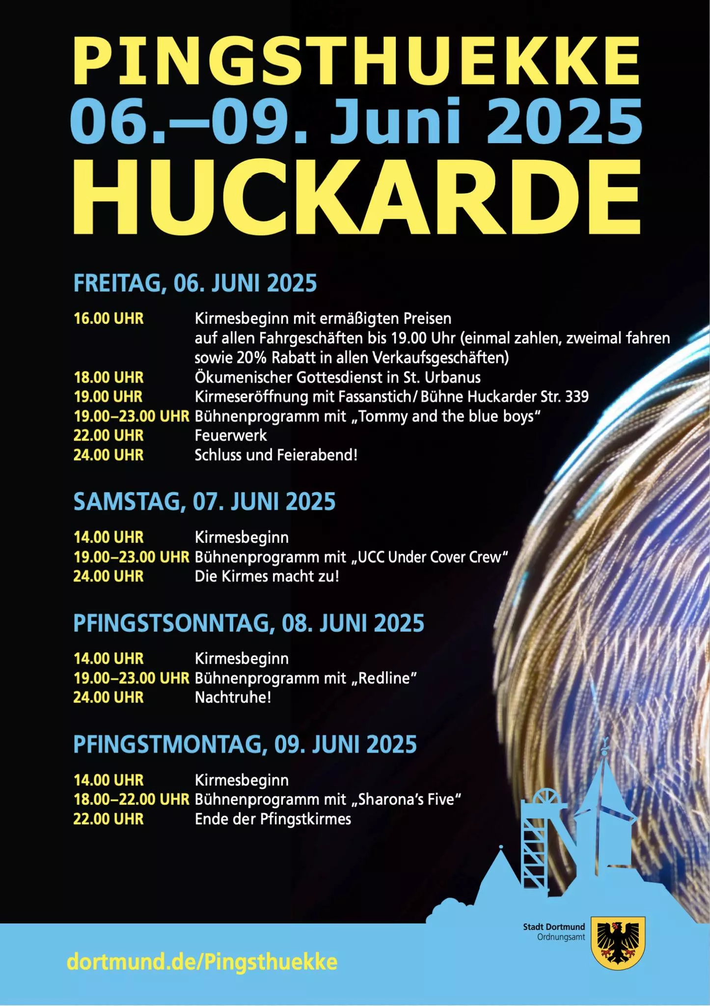 Pfingstkirmes Dortmund Huckarde Programm Pfingstkirmes Dortmund Huckarde Programm