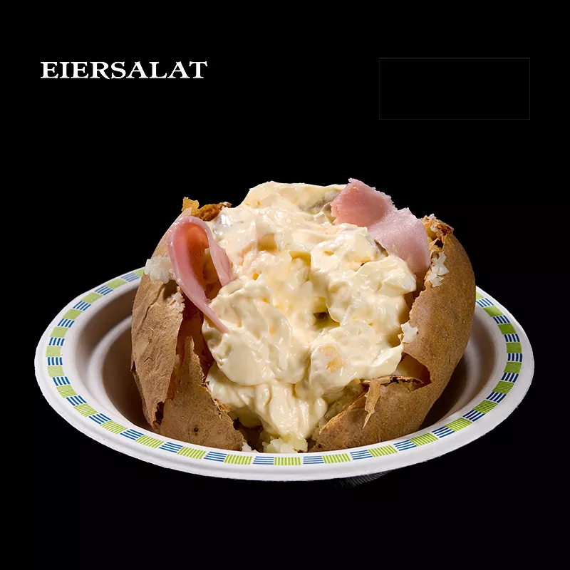 gebackene Kartoffel mit Eiersalat gebackene Kartoffel mit Eiersalat