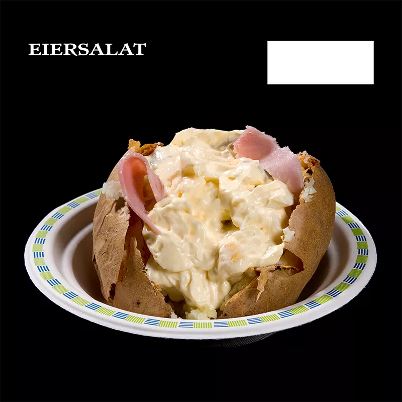 gebackene Kartoffel mit Eiersalat gebackene Kartoffel mit Eiersalat
