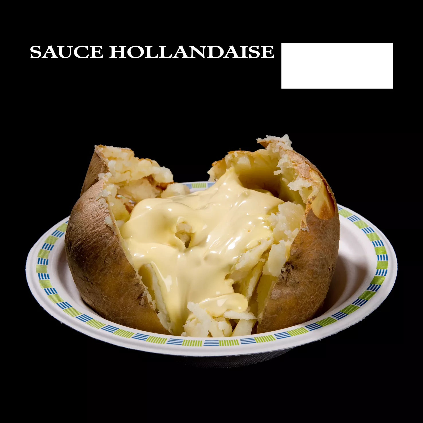 gebackene Kartoffel mit Sauce Hollandaise gebackene Kartoffel mit Sauce Hollandaise