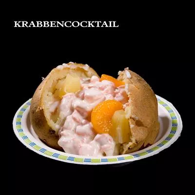 gebackene Kartoffel mit Krabbencocktail gebackene Kartoffel mit Krabbencocktail